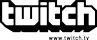 Twitch small black logo